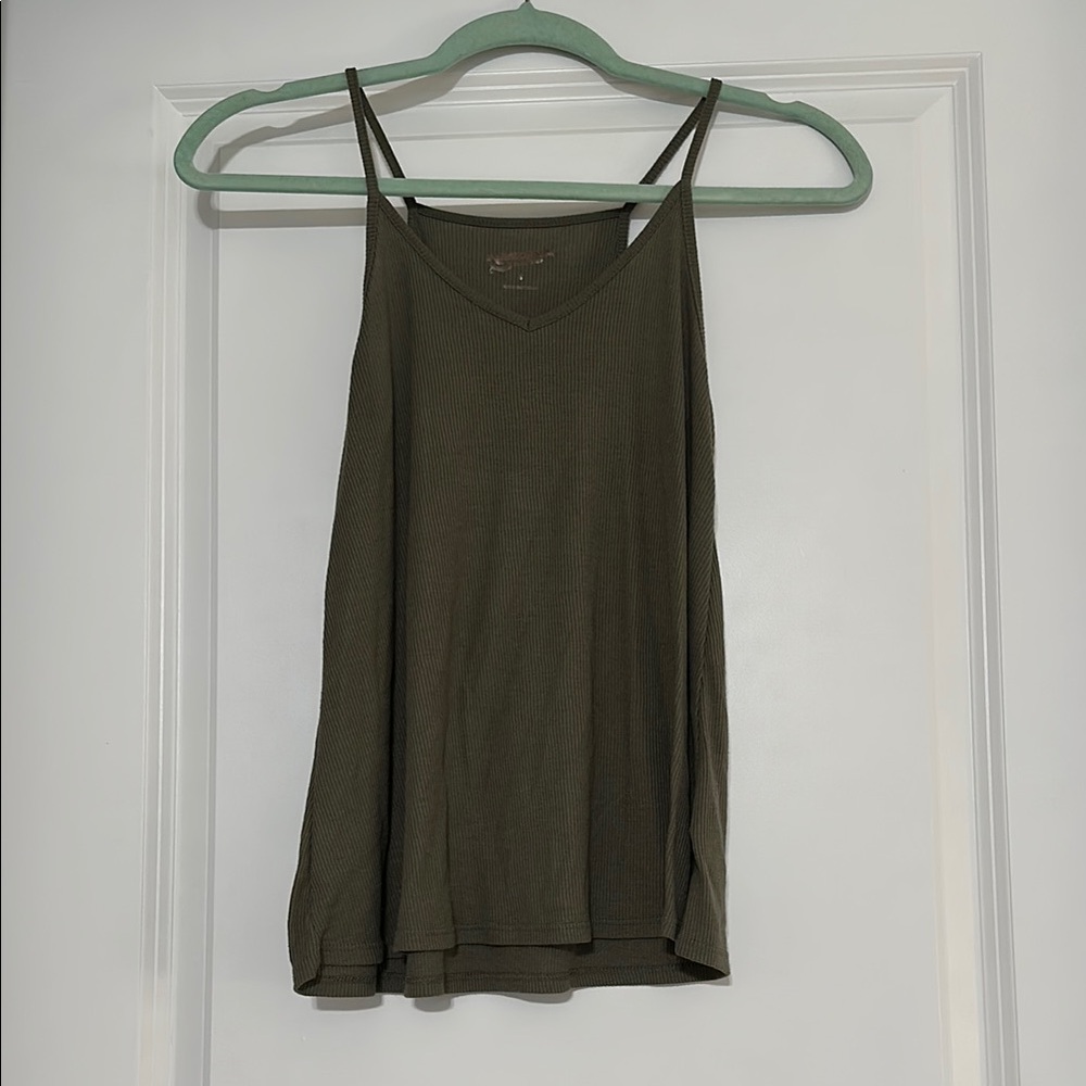 Olive Green Women's Top